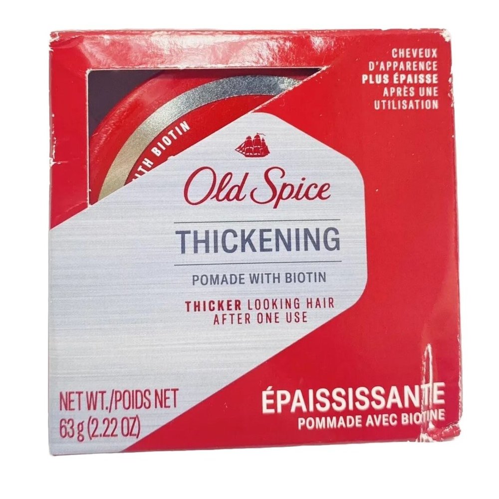 Old Spice Thickening Pomade With Biotin - Brand New